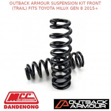 OUTBACK ARMOUR SUSPENSION KIT FRONT (TRAIL) FITS TOYOTA HILUX GEN 8 2015+